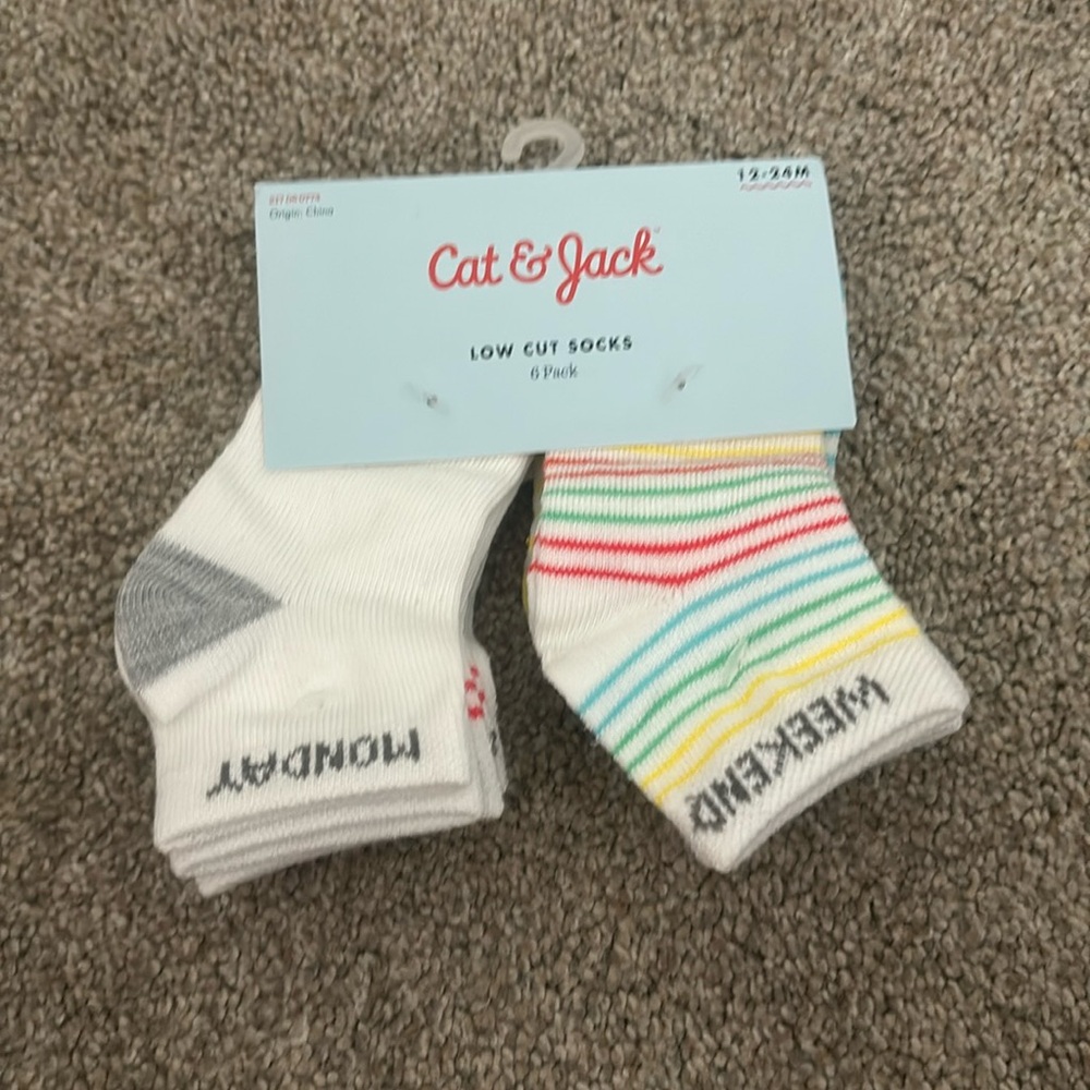 Infant socks size 12-24 months